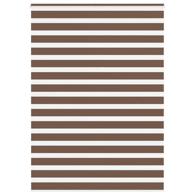 Zebra rolgordijn 165x200 cm stofbreedte 160,9cm polyester bruin