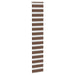 Zebra rolgordijn 50x230 cm stofbreedte 45,9cm polyester bruin