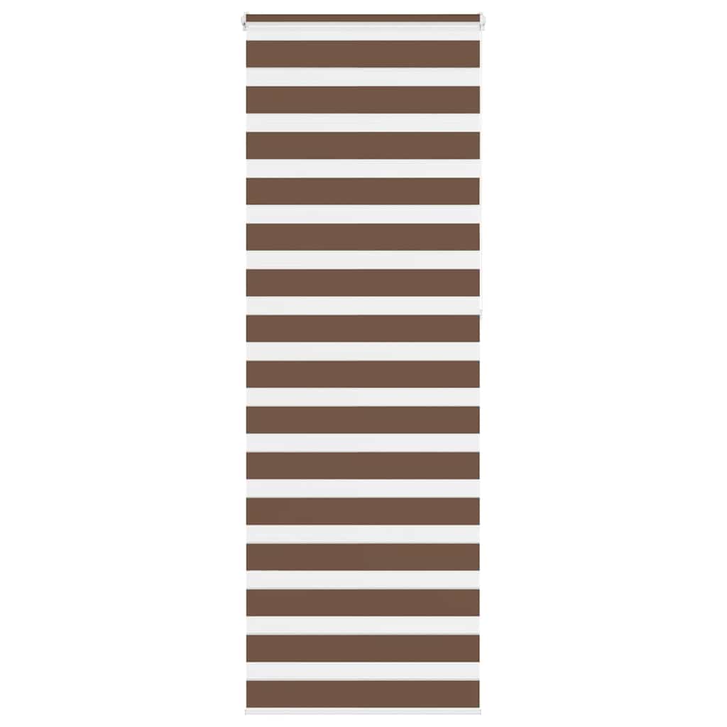 Zebra rolgordijn 75x230 cm stofbreedte 70,9 cm polyester bruin