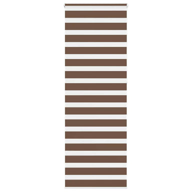 Zebra rolgordijn 75x230 cm stofbreedte 70,9 cm polyester bruin