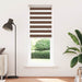 Zebra rolgordijn 75x230 cm stofbreedte 70,9 cm polyester bruin