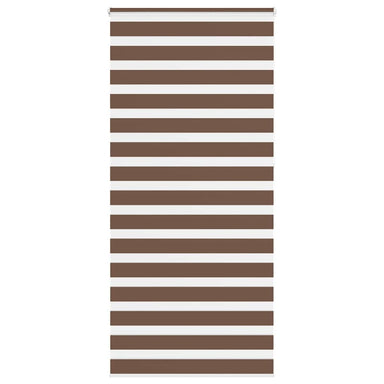 Zebra rolgordijn 95x230 cm stofbreedte 90,9 cm polyester bruin