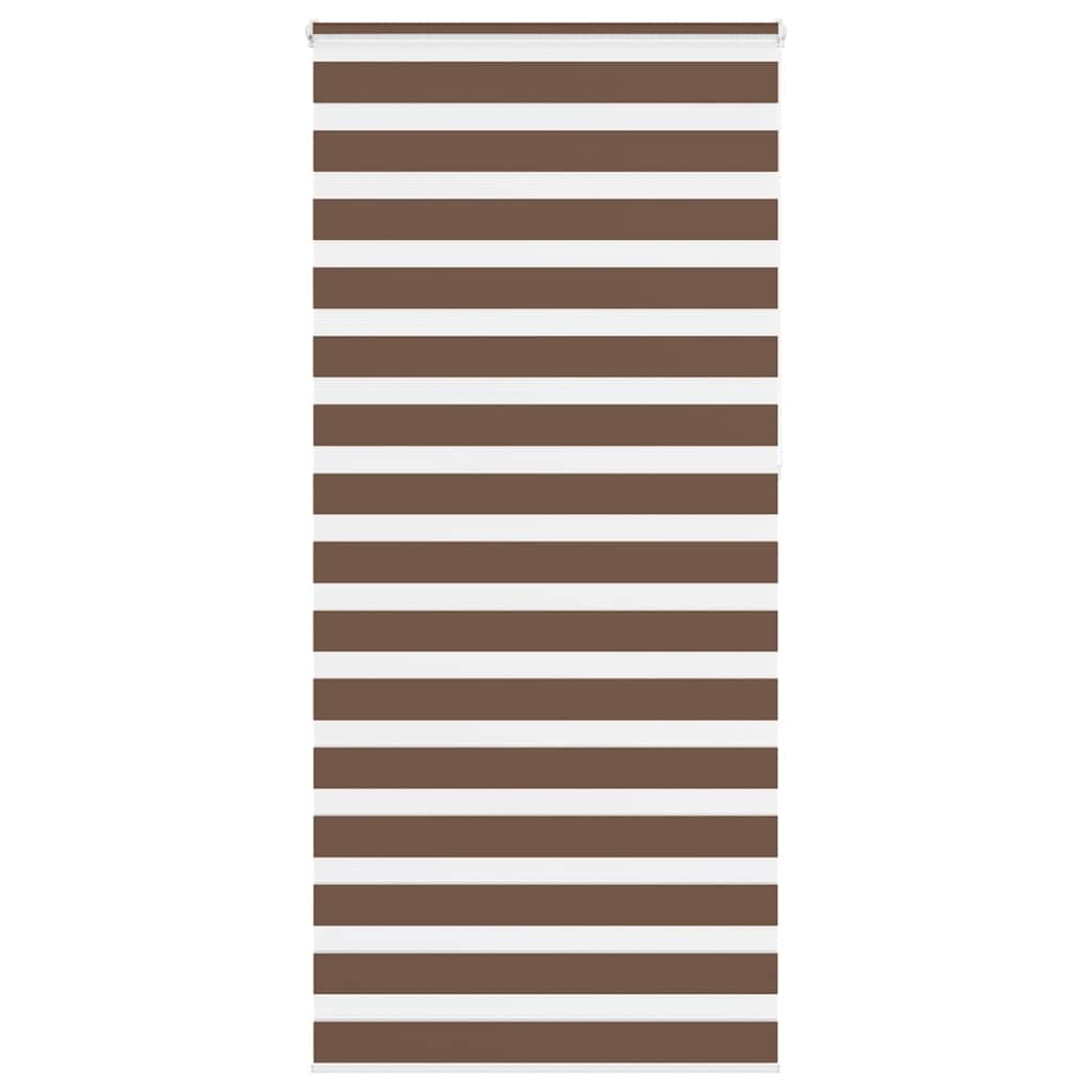 Zebra rolgordijn 105x230 cm stofbreedte 100,9cm polyester bruin