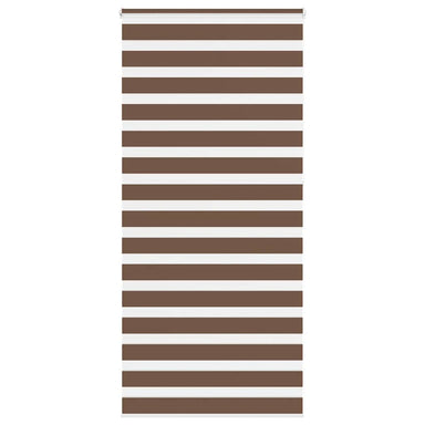 Zebra rolgordijn 110x230 cm stofbreedte 105,9cm polyester bruin