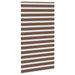 Zebra rolgordijn 120x230 cm stofbreedte 115,9cm polyester bruin