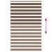 Zebra rolgordijn 140x230 cm stofbreedte 135,9cm polyester bruin