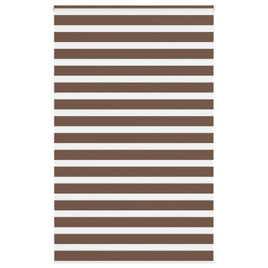 Zebra rolgordijn 145x230 cm stofbreedte 140,9cm polyester bruin