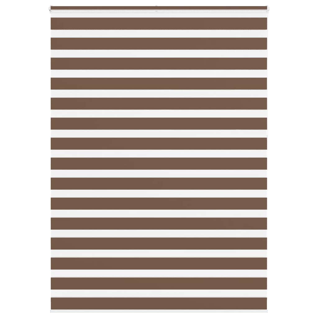 Zebra rolgordijn 155x230 cm stofbreedte 150,9cm polyester bruin