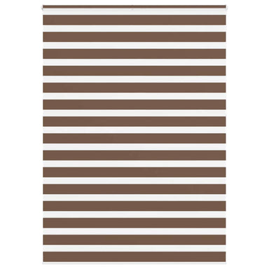 Zebra rolgordijn 155x230 cm stofbreedte 150,9cm polyester bruin