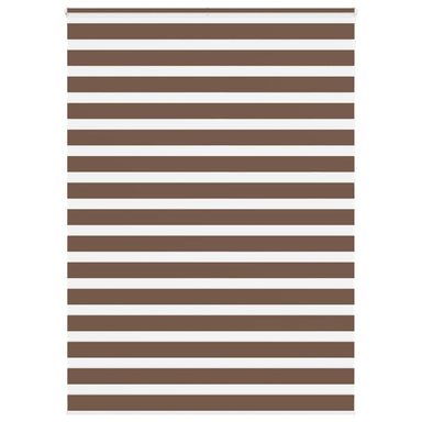 Zebra rolgordijn 160x230 cm stofbreedte 155,9cm polyester bruin