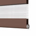 Zebra rolgordijn 165x230 cm stofbreedte 160,9cm polyester bruin