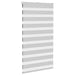 Zebra rolgordijn 90x100 cm stofbreedte 85,9 cm lichtgrijs