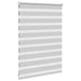 Zebra rolgordijn 115x100 cm stofbreedte 110,9 cm lichtgrijs