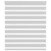 Zebra rolgordijn 120x100 cm stofbreedte 115,9 cm lichtgrijs