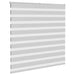 Zebra rolgordijn 145x100 cm stofbreedte 140,9 cm lichtgrijs