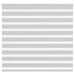 Zebra rolgordijn 155x100 cm stofbreedte 150,9 cm lichtgrijs