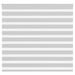 Zebra rolgordijn 165x100 cm stofbreedte 160,9 cm lichtgrijs