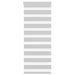 Zebra rolgordijn 60x150 cm stofbreedte 55,9 cm lichtgrijs
