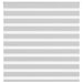 Zebra rolgordijn 140x150 cm stofbreedte 135,9 cm lichtgrijs