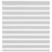 Zebra rolgordijn 145x150 cm stofbreedte 140,9 cm lichtgrijs