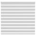 Zebra rolgordijn 160x150 cm stofbreedte 155,9 cm lichtgrijs