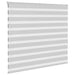 Zebra rolgordijn 160x150 cm stofbreedte 155,9 cm lichtgrijs