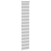 Zebra rolgordijn 45x200 cm stofbreedte 40,9 cm lichtgrijs