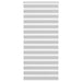Zebra rolgordijn 100x200 cm stofbreedte 95,9 cm lichtgrijs