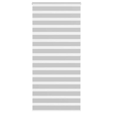 Zebra rolgordijn 115x200 cm stofbreedte 110,9 cm lichtgrijs