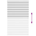 Zebra rolgordijn 150x200 cm stofbreedte 145,9 cm lichtgrijs