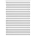 Zebra rolgordijn 160x200 cm stofbreedte 155,9 cm lichtgrijs
