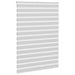 Zebra rolgordijn 160x200 cm stofbreedte 155,9 cm lichtgrijs