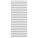 Zebra rolgordijn 100x230 cm stofbreedte 95,9 cm lichtgrijs