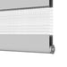 Zebra rolgordijn 100x230 cm stofbreedte 95,9 cm lichtgrijs