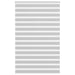 Zebra rolgordijn 150x230 cm stofbreedte 145,9 cm lichtgrijs