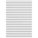 Zebra rolgordijn 165x230 cm stofbreedte 160,9 cm lichtgrijs