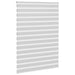 Zebra rolgordijn 165x230 cm stofbreedte 160,9 cm lichtgrijs