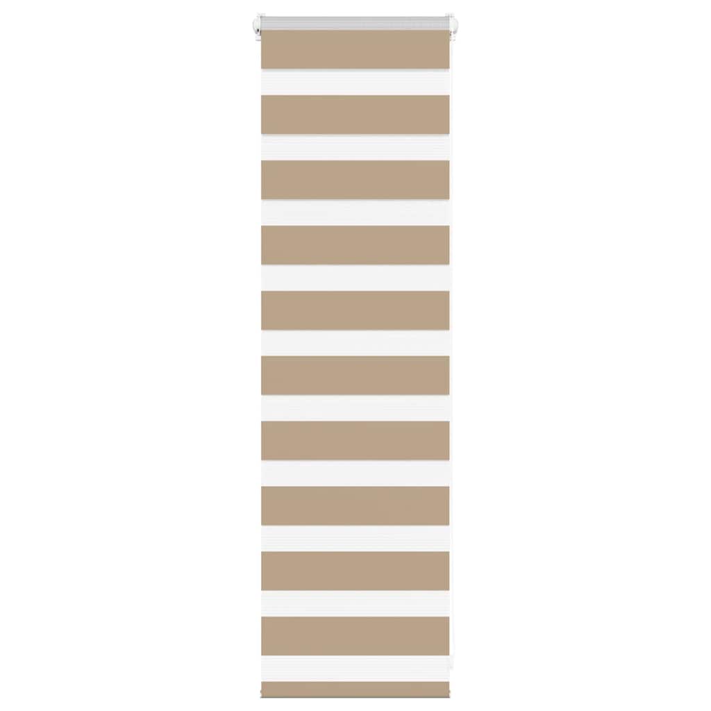 Zebrajaloezie 40x100 cm stofbreedte 35,9 cm polyester zandbruin