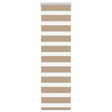 Zebrajaloezie 40x100 cm stofbreedte 35,9 cm polyester zandbruin