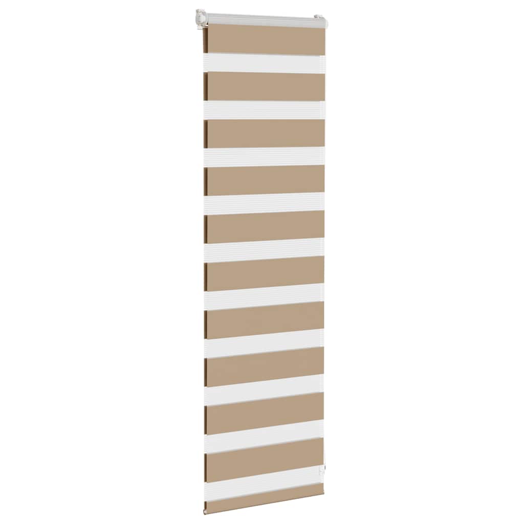 Zebrajaloezie 40x100 cm stofbreedte 35,9 cm polyester zandbruin