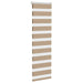 Zebrajaloezie 40x100 cm stofbreedte 35,9 cm polyester zandbruin