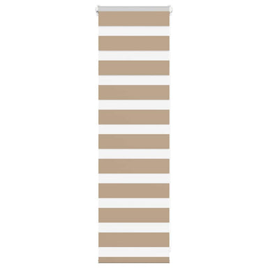 Zebra Blind 45x100 cm stofbreedte 40,9 cm polyester zandbruin
