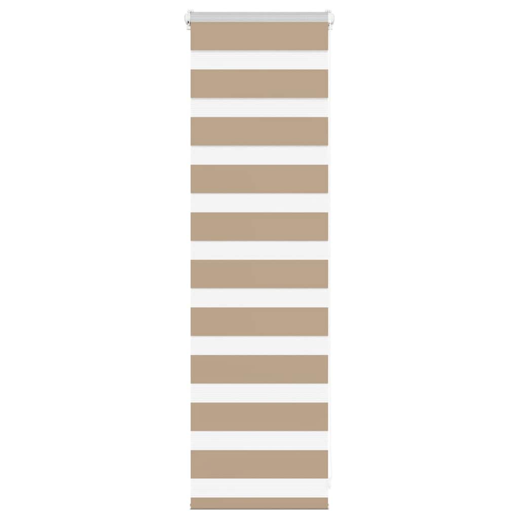 Zebra Blind 50x100 cm stofbreedte 45,9 cm polyester zandbruin