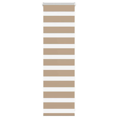 Zebra Blind 50x100 cm stofbreedte 45,9 cm polyester zandbruin
