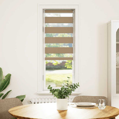 Zebra Blind 50x100 cm stofbreedte 45,9 cm polyester zandbruin
