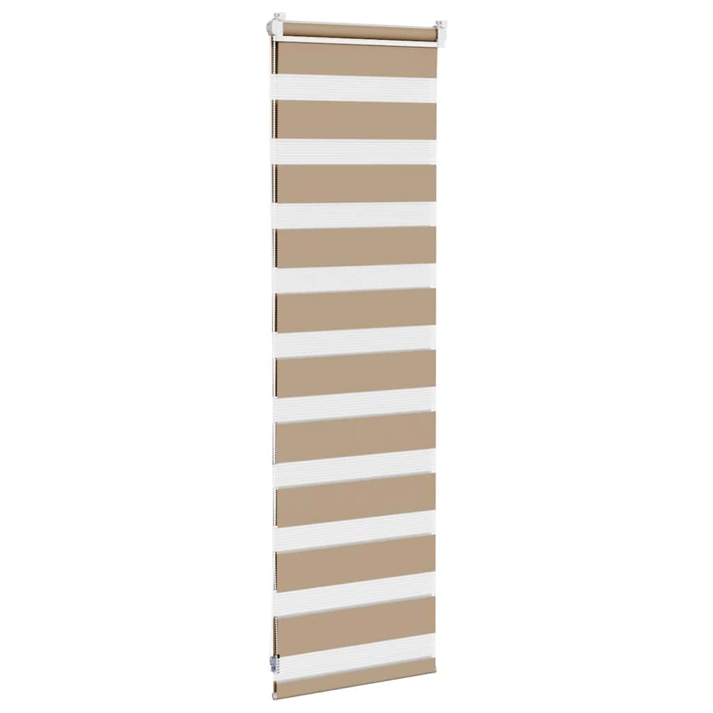 Zebra Blind 50x100 cm stofbreedte 45,9 cm polyester zandbruin