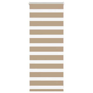 Zebra Blind 55x100 cm stofbreedte 50,9 cm polyester zandbruin
