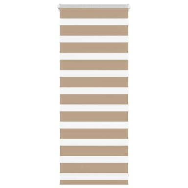 Zebra Blind 60x100 cm stofbreedte 55,9 cm polyester zandbruin