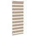Zebra Blind 60x100 cm stofbreedte 55,9 cm polyester zandbruin