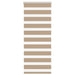 Zebra Blind zandbruin 65x100 cm stofbreedte 60,9 cm polyester